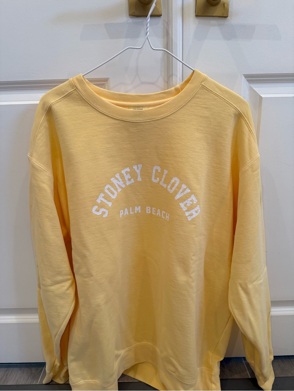 Stoney Clover Lane Palm Beach Yellow Sweatshirt